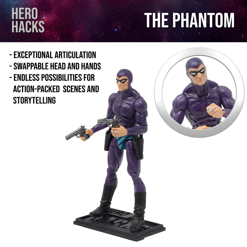 The Phantom Hero H.A.C.K.S. 21st Phantom Series Action Figure - Purple Suit Edition new in box by Boss Fight Studio Llc