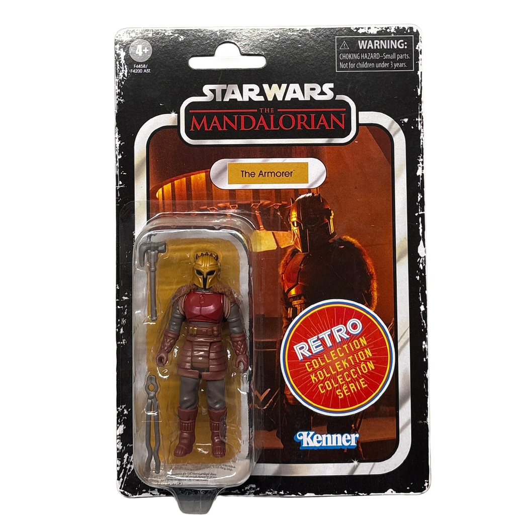 The Armorer Star Wars Retro Collection Action Figure in case MANDO by Kenner in original packaging