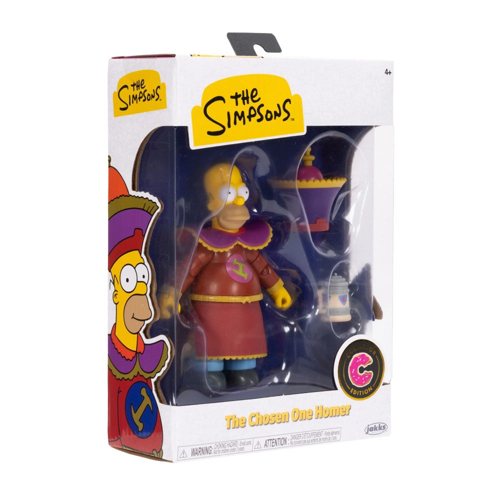 Chosen One Homer The Simpsons 5-Inch Collector Edition Action Figure JAKKS Pacific in packaging
