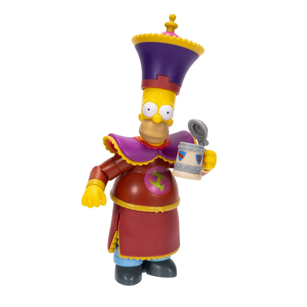 Chosen One Homer The Simpsons 5-Inch Collector Edition Action Figure JAKKS Pacific holding a mug