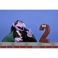 The Count - Sesame Street Ultimate NECA 7-Inch Scale Action Figure in classic cape with number 2 collectible by Neca new in box