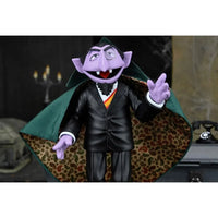 The Count - Sesame Street Ultimate NECA 7-Inch Scale Action Figure with green cape and leopard print lining by Neca new in box