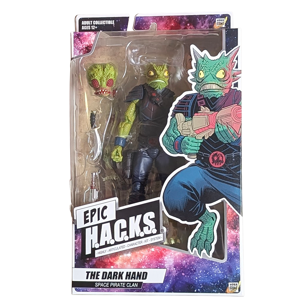 The Dark Hand: Space Pirate Clan Epic H.A.C.K.S. Core 1:12 Scale Action Figure - Boss Fight Studio, Boss Fight Studio Llc