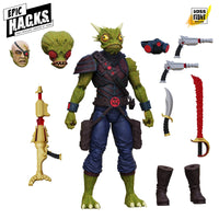 The Dark Hand: Space Pirate Clan Epic H.A.C.K.S. Core 1:12 Scale Action Figure - Boss Fight Studio with accessories and alternate heads