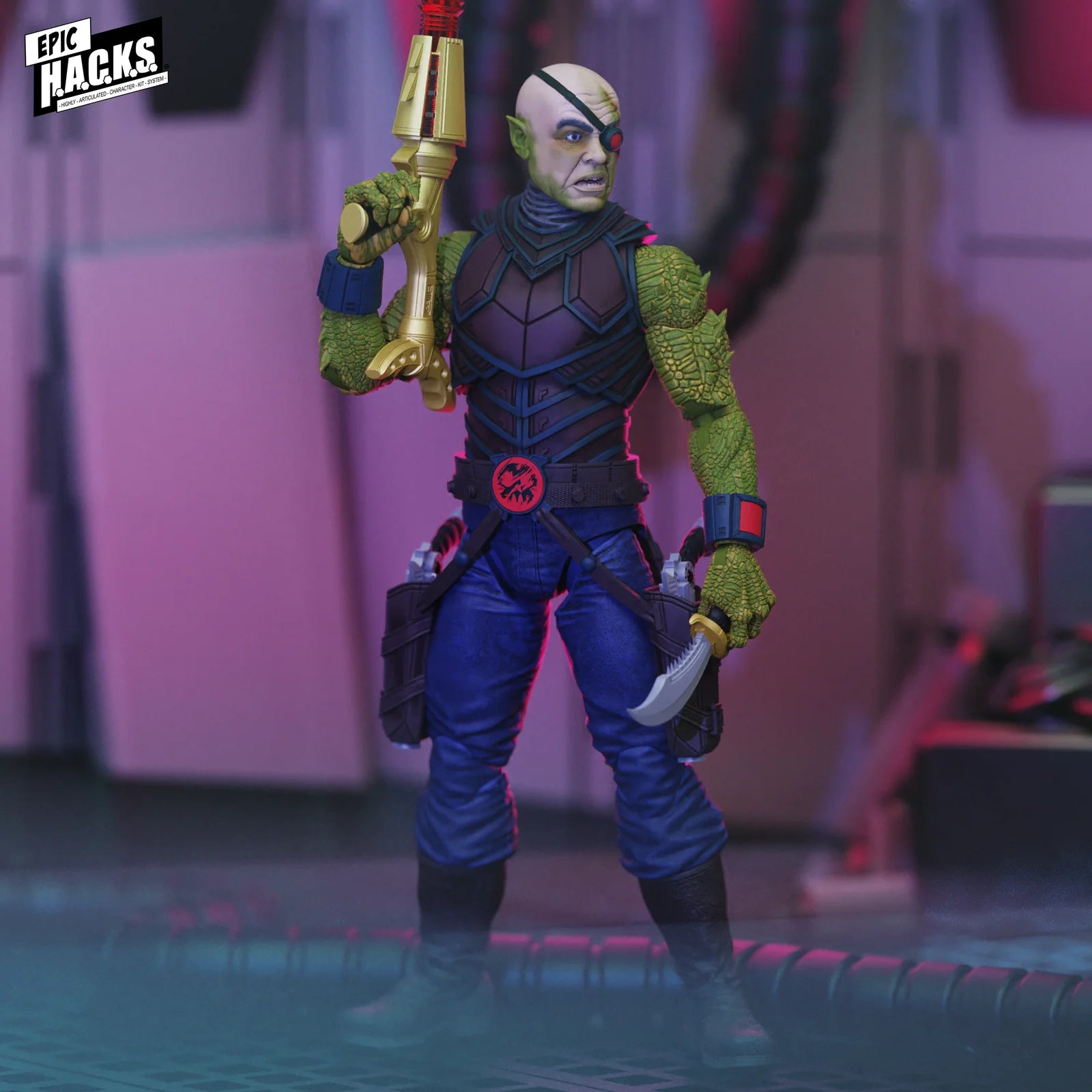 The Dark Hand: Space Pirate Clan Epic H.A.C.K.S. Core 1:12 Scale Action Figure by Boss Fight Studio Llc new in box collectible