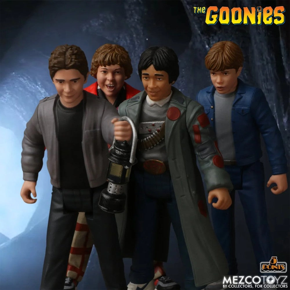 DATA (Richard "Data" Wang) from The Goonies 1:18 Scale 3.75" 5 Points Retro Action Figure by Mezco