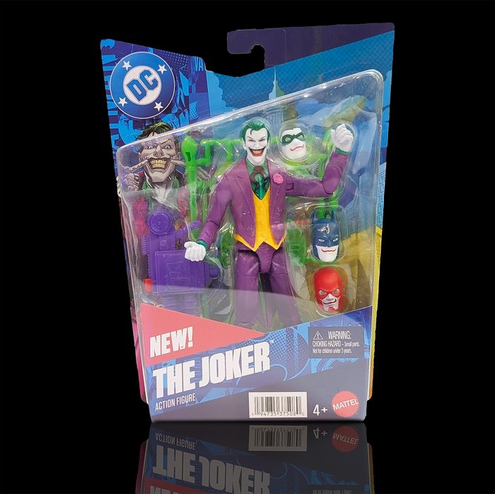 Joker DC Core Wave 1 Action Figure with Accessories Mattel new in box 6.5" scale collectible by Go Figment
