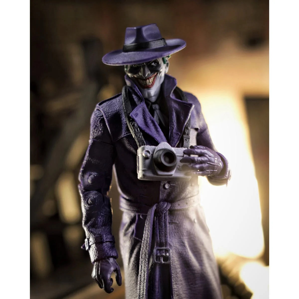 The Joker Comedian 7" McFarlane Action Figure Batman Three Jokers Killing Joke holding camera McFarlane Toys