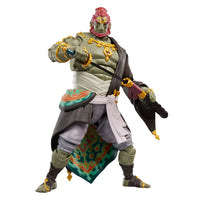 Ganondorf - The Legend of Zelda Heroes of Hyrule Tears of the Kingdom Deluxe Action Figure by Go Figment displayed wielding sword in battle pose