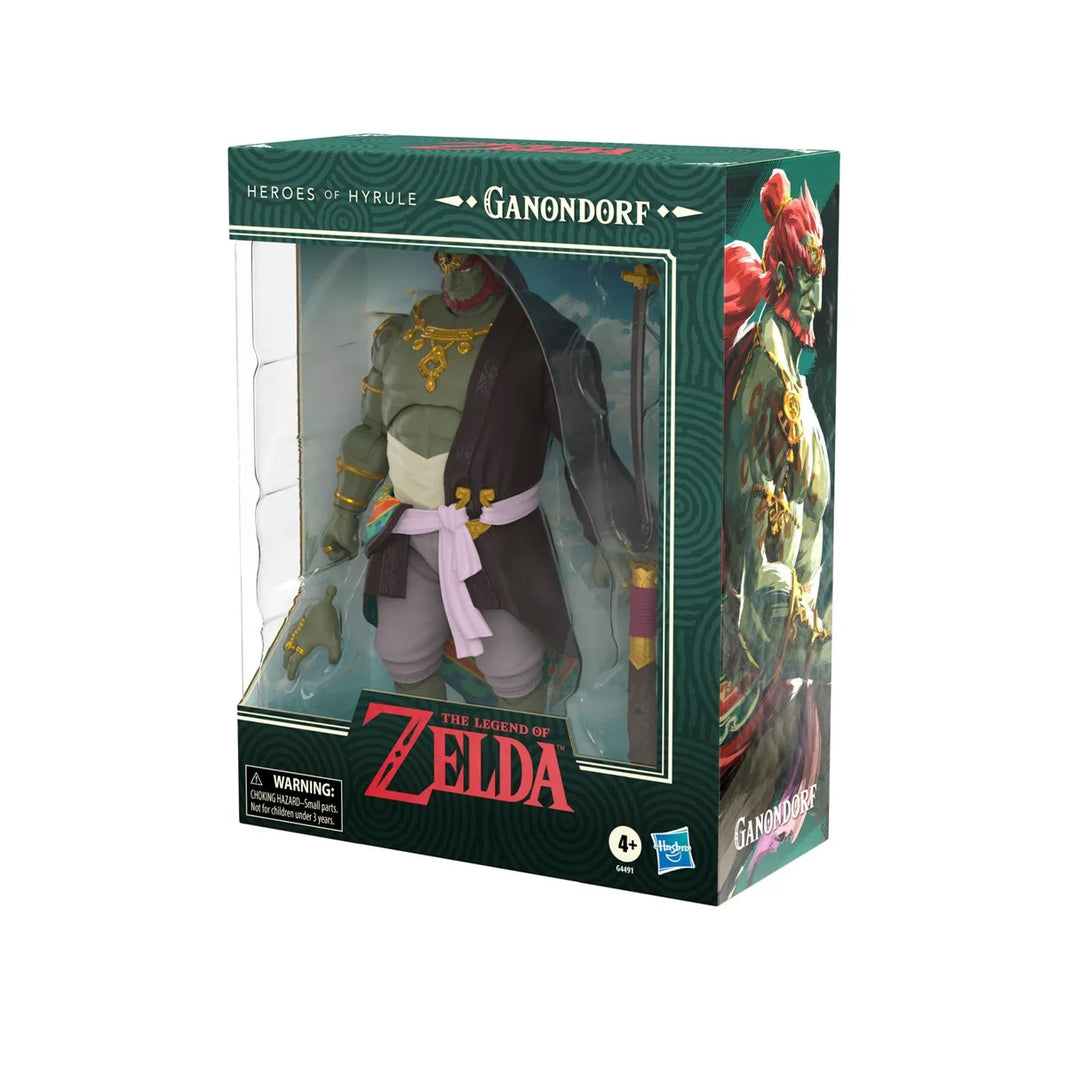 Ganondorf - The Legend of Zelda Heroes of Hyrule Tears of the Kingdom Deluxe Action Figure by Go Figment in packaging display box