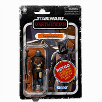 The Mandalorian Star Wars Retro Collection Action Figure 1:18 Scale MANDO by Kenner in retro blister packaging