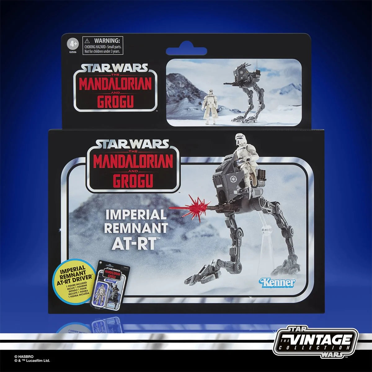 Star Wars The Vintage Collection The Mandalorian & Grogu Imperial Remnant AT-RT 3 3/4-Inch Action Figure by Kenner new in box