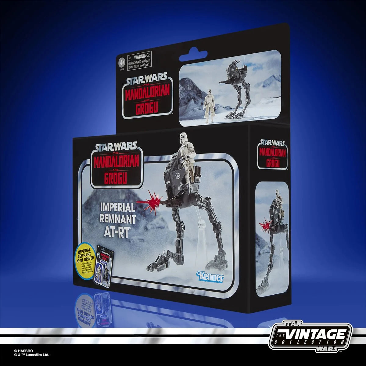 Star Wars The Vintage Collection The Mandalorian & Grogu Imperial Remnant AT-RT 3 3/4-Inch Action Figure by Kenner new in box