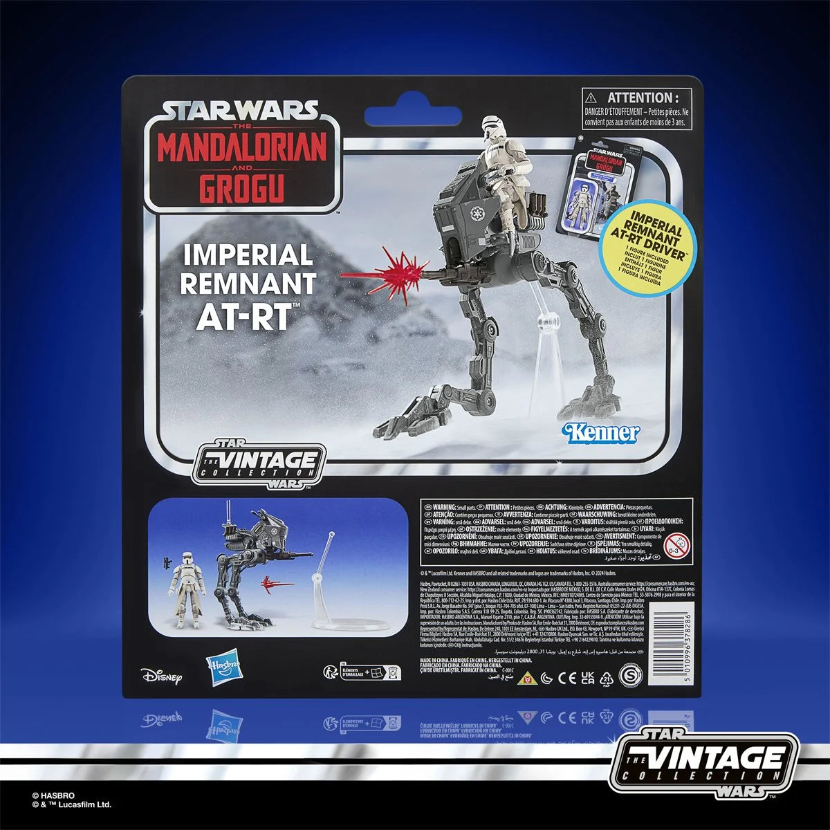 Star Wars The Vintage Collection The Mandalorian & Grogu Imperial Remnant AT-RT 3 3/4-Inch Action Figure by Kenner new in box