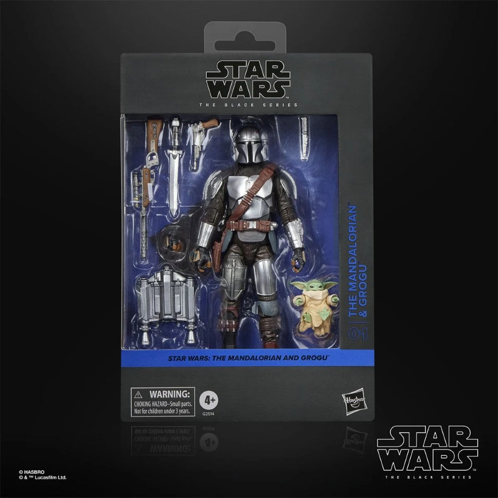 The Mandalorian & Grogu Deluxe Star Wars The Black Series 6-Inch Action Figure new in box collectible by Hasbro