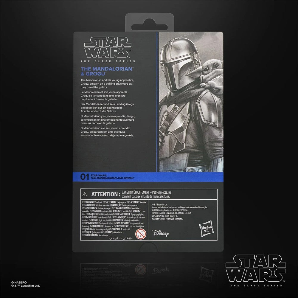The Mandalorian & Grogu Deluxe Star Wars The Black Series 6-Inch Action Figure new in box by Star Wars: The Black Series