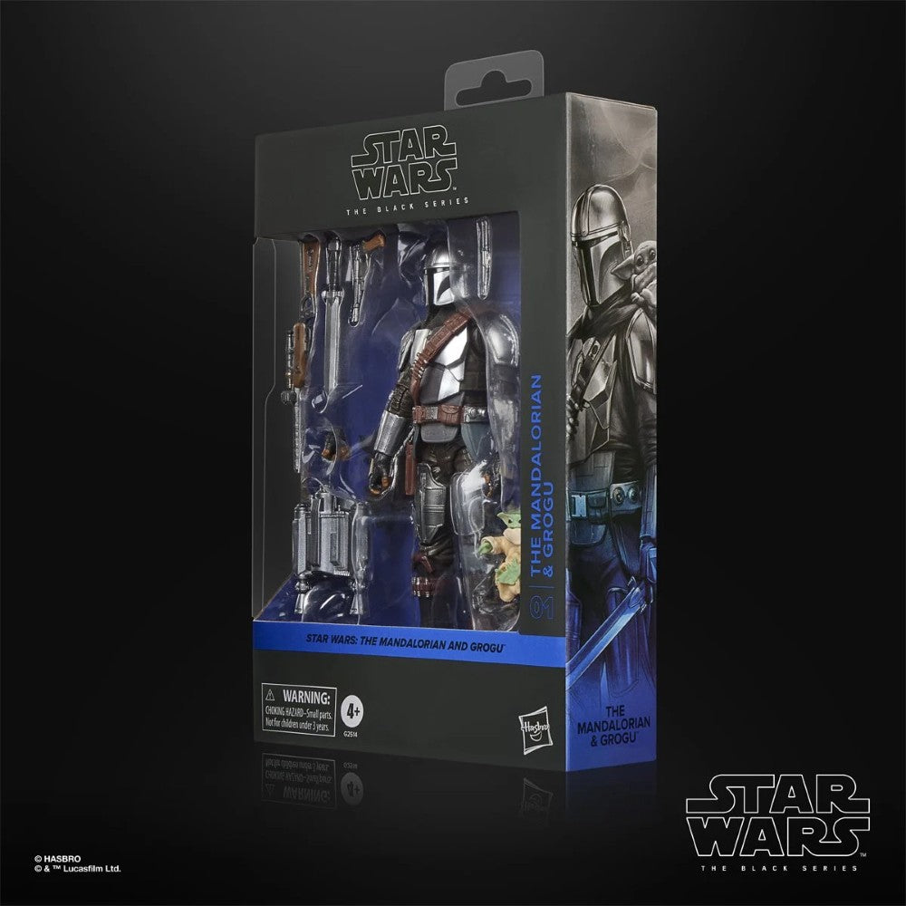The Mandalorian & Grogu Deluxe Star Wars The Black Series 6-Inch Action Figure new in box by Star Wars: The Black Series