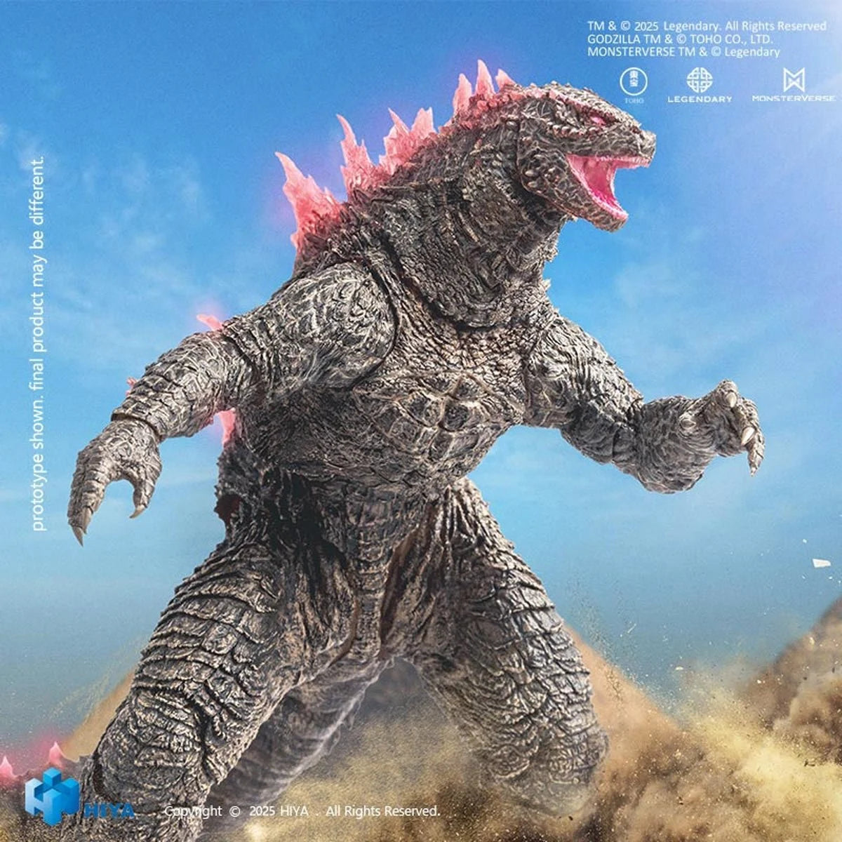 Godzilla x Kong: The New Empire Heat Ray Godzilla Evolved Exquisite Basic Series Action Figure 6 inch by Exquisite new in box