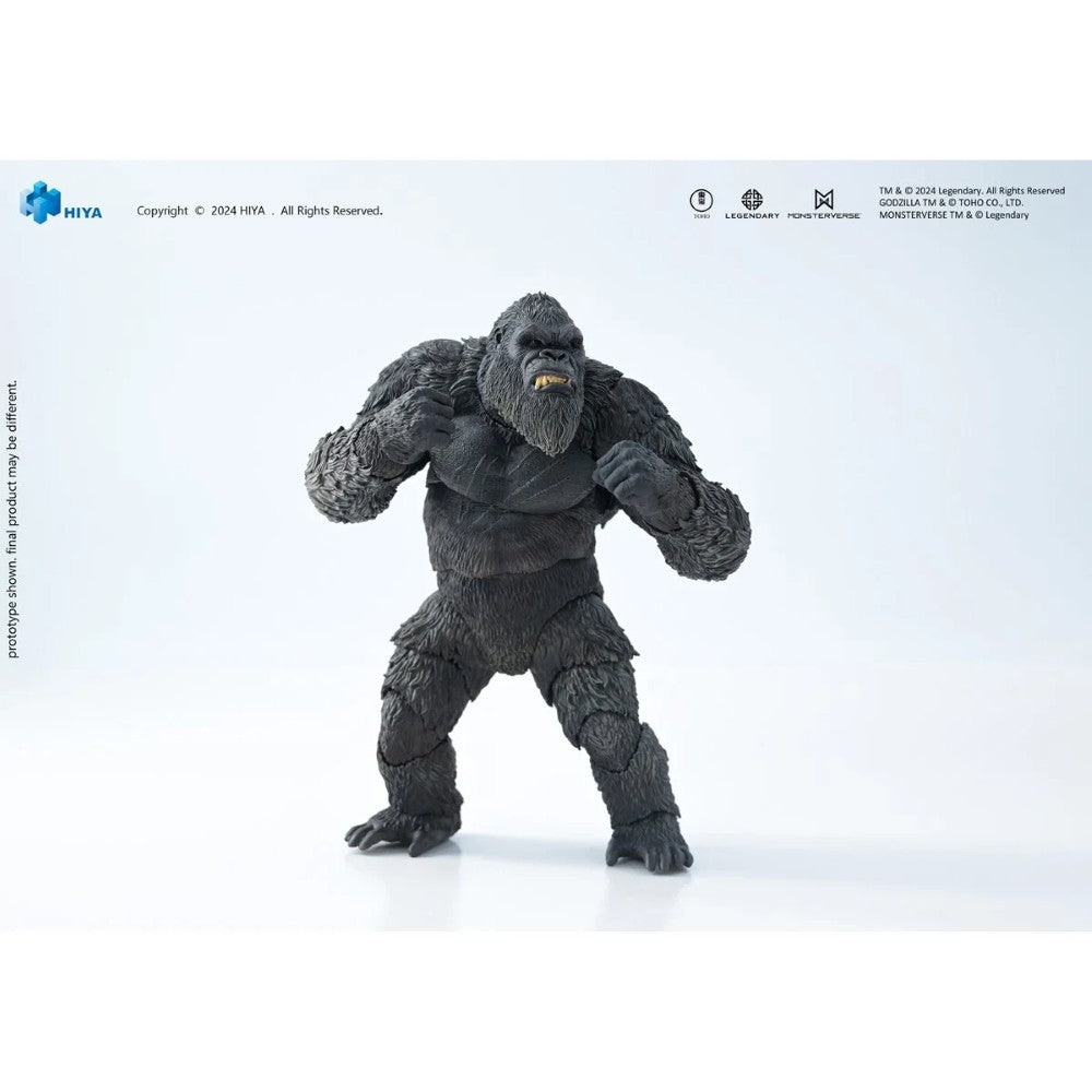 Kong Godzilla v. Kong The New Empire Hiya Toys Exquisite Basic Action Figure Scale 6-Inch Action Figure new in box by Exquisite in fighting stance