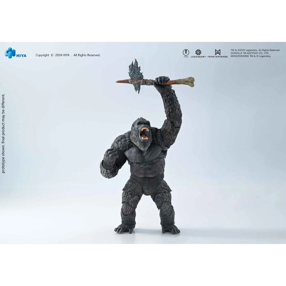 Kong Godzilla v. Kong The New Empire Hiya Toys Exquisite Basic Action Figure Scale 6-Inch Action Figure new in box by Exquisite holding weapon