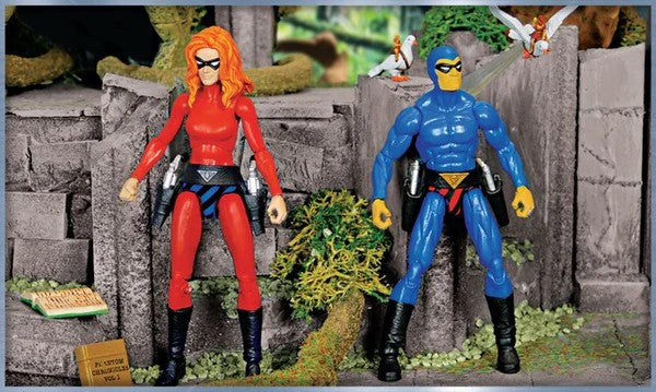 The Phantom Hero H.A.C.K.S. 21st Phantom Series Action Figure - Blue Costume Edition by Boss Fight Studio Llc new in box