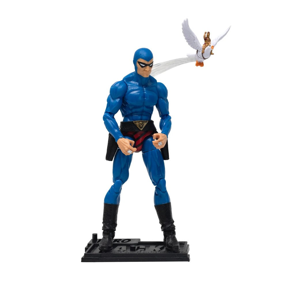 The Phantom Hero H.A.C.K.S. 21st Phantom Series Action Figure - Blue Costume Edition by Boss Fight Studio Llc new in box with bird accessory