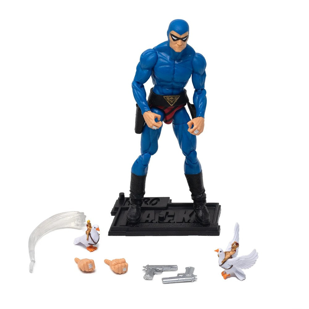 The Phantom Hero H.A.C.K.S. 21st Phantom Series Action Figure - Blue Costume Edition by Boss Fight Studio Llc new in box with accessories