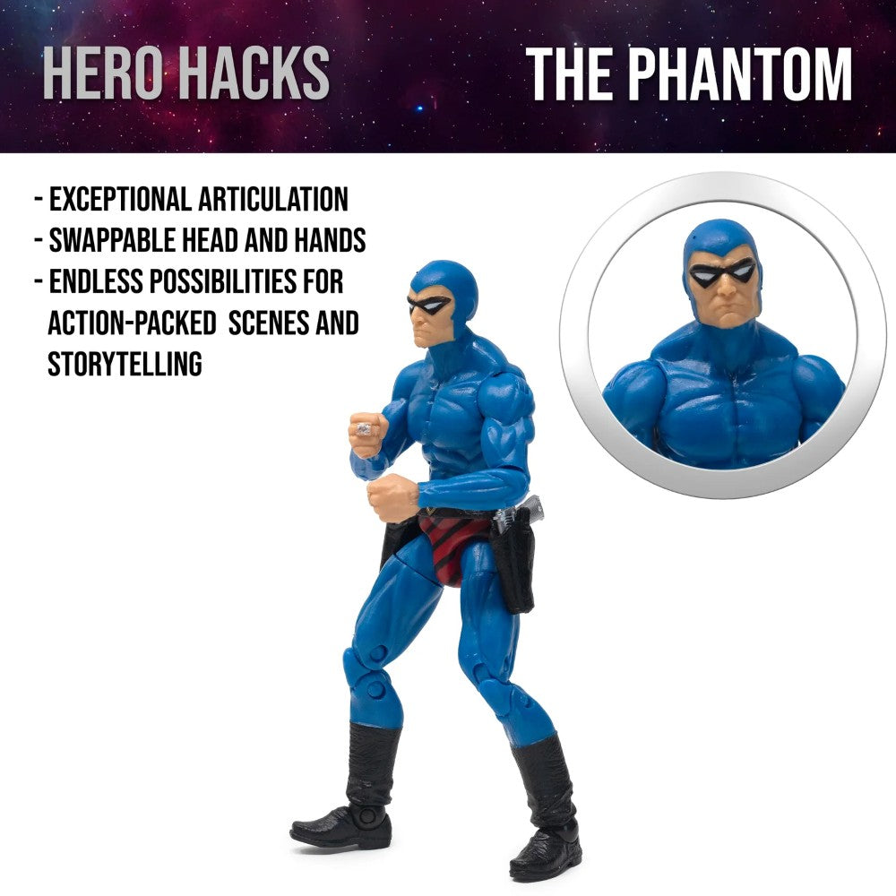 The Phantom Hero H.A.C.K.S. 21st Phantom Series Action Figure - Blue Costume Edition by Boss Fight Studio Llc new in box