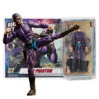 The Phantom Hero H.A.C.K.S. 21st Phantom Series Action Figure - Purple Suit Edition by Boss Fight Studio Llc in action pose.