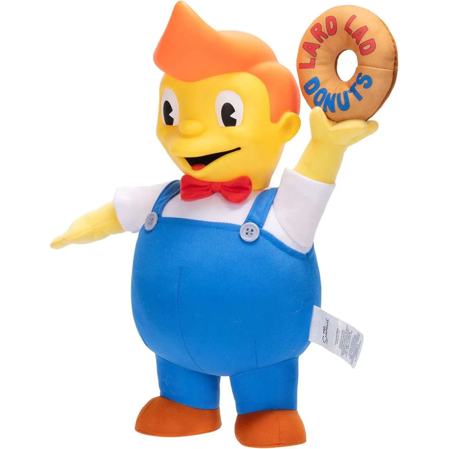 Lard Lad The Simpsons Treehouse of Horror 16 Inch Roto Plush Figure Jakks Pacific holding a donut