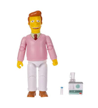 The Simpsons Troy McClure 5-inch action figure with juice loosener accessory by Jakks Pacific