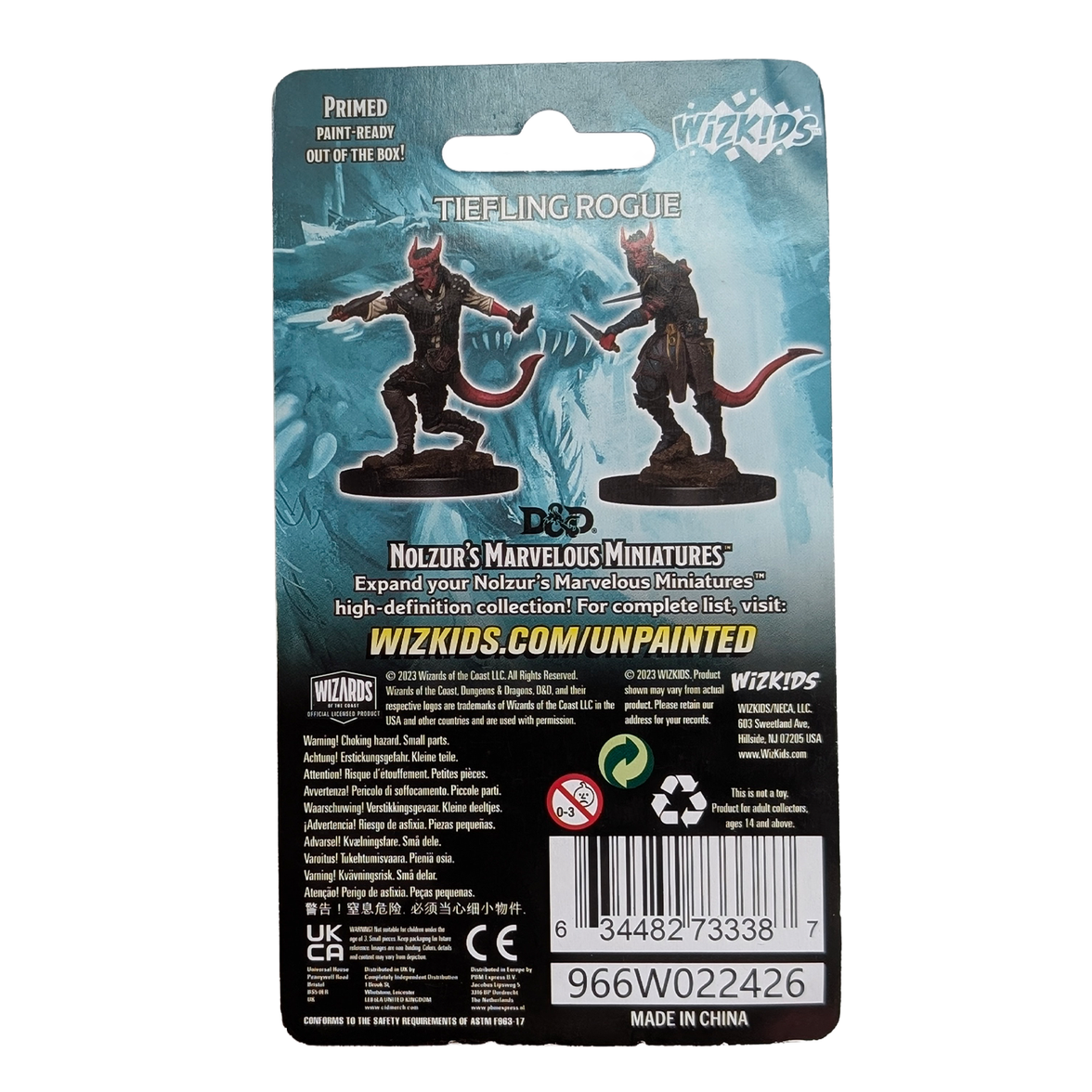 Tiefling Male Rogue - D&D Nolzur's Marvelous 1.5 inch Mini-Figure 2-Pack WizKids