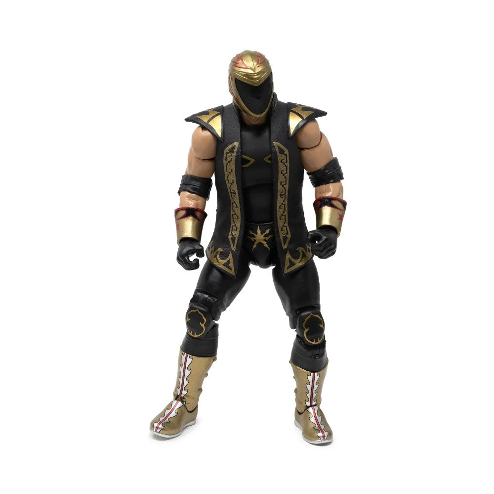 Tinieblas Jr Legends of Lucha Libre Premium 1:12 Scale 6" Action Figure by Boss Fight Studio Llc new in box black and gold attire