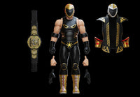 Tinieblas Jr Legends of Lucha Libre Premium 1:12 Scale 6" Action Figure by Boss Fight Studio Llc new in box with black and gold costume and accessories