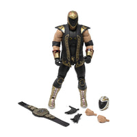Tinieblas Jr Legends of Lucha Libre Premium 1:12 Scale 6" Action Figure by Boss Fight Studio Llc new in box with gold and black costume and accessories