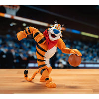 Frosted Flakes Tony the Tiger 6-Inch Action Figure – It’s GRRREAT! by Jada Toys new in box posing with basketball