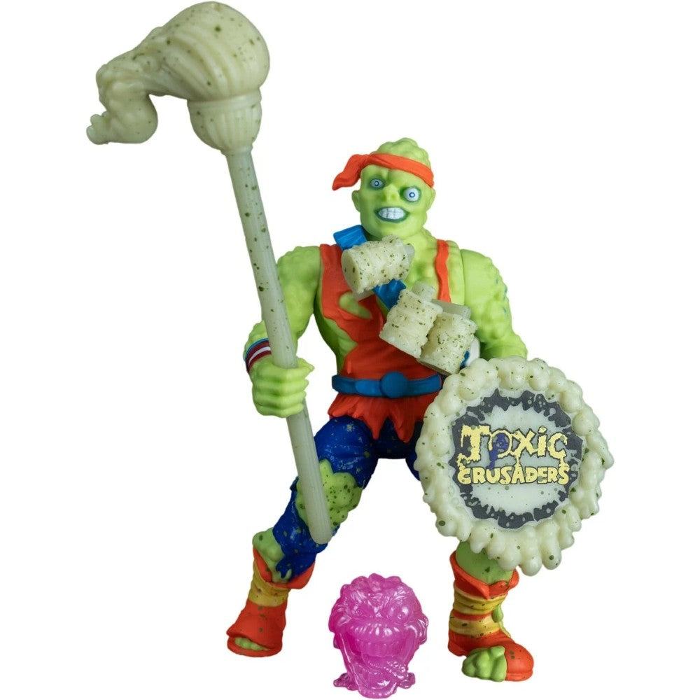 Toxic Crusaders Toxie Glow-in-the-Dark 5-Inch Action Figure - Entertainment Earth Exclusive by Trick or Treat Studios new in box