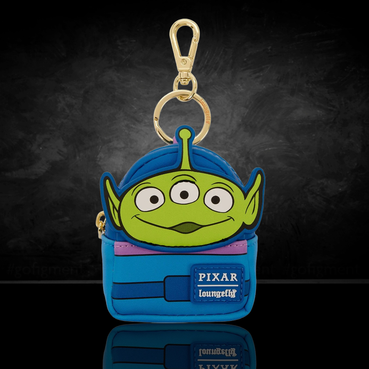 Toy Story 30th Anniversary Cosplay Mini-Backpack U-PICK Bag Charms By Loungefly featuring Pixar alien design keychain charm