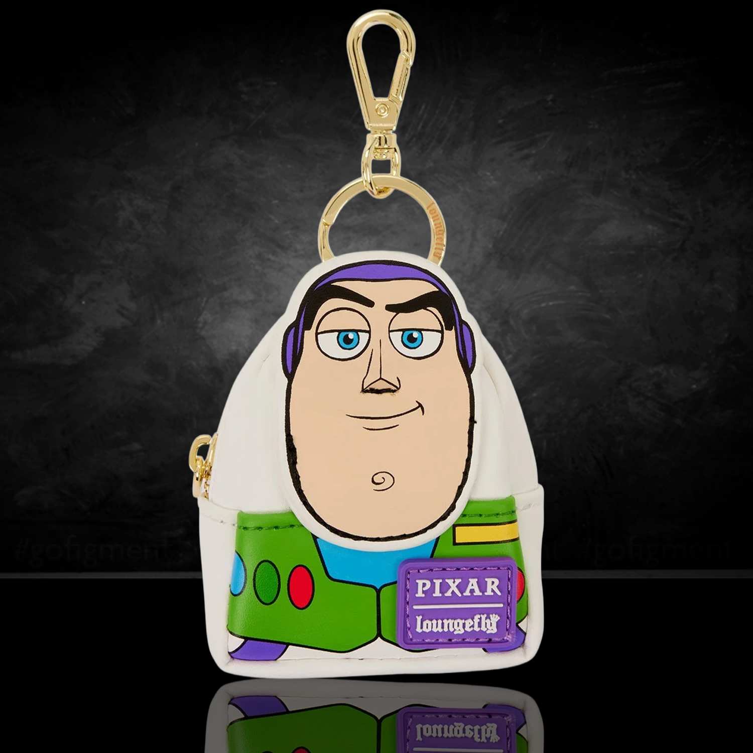 Toy Story 30th Anniversary Cosplay Mini-Backpack U-PICK Bag Charms By Loungefly featuring Buzz Lightyear design with keychain clip