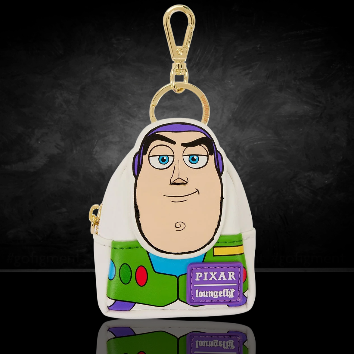 Toy Story 30th Anniversary Cosplay Mini-Backpack U-PICK Bag Charms By Loungefly featuring Buzz Lightyear design with keychain clip