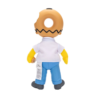 Donut Head Homer Treehouse of Horror 9" Plush Figure The Simpsons Jakks Pacific back view