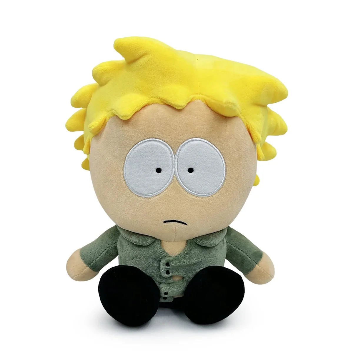 South Park Tweek Tweak 9-Inch Plush by Youtooz with bright yellow hair and green shirt collectible toy