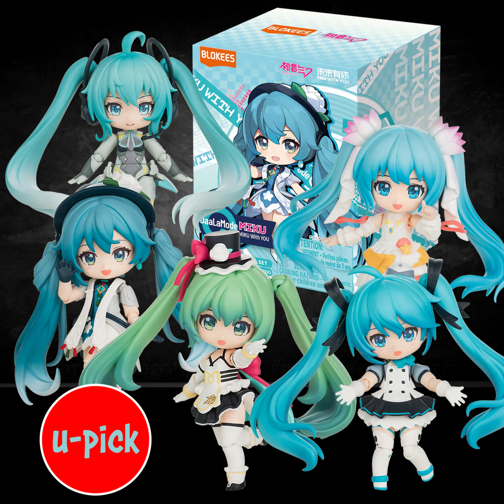 Hatsune Miku DaaLaMode Series U-PICK Miku With You Blokees Model Kit new in box collectible figure set