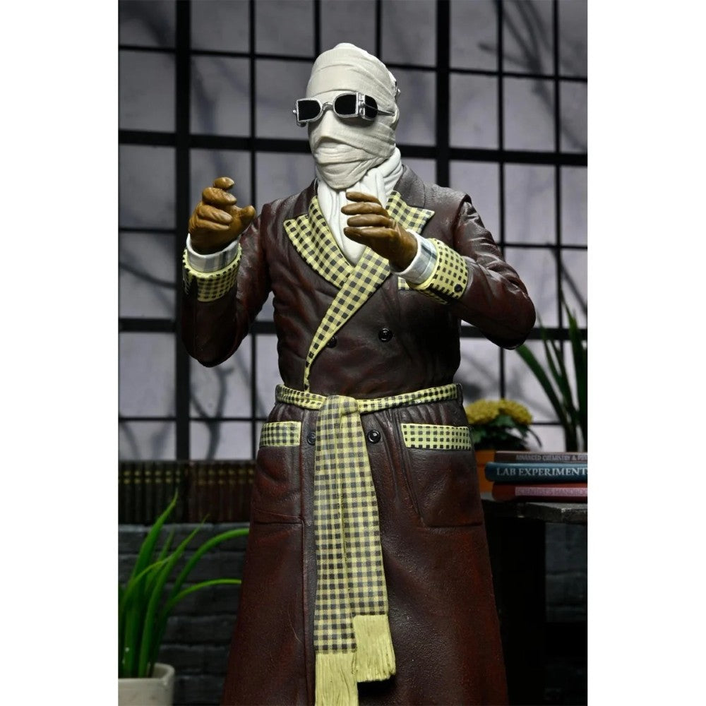The Invisible Man Kemp House Color Universal Monsters Ultimate Action Figure NECA 7” new in box collectible toy