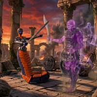 Undead Warrior & Ringneck Gorgon Vitruvian H.A.C.K.S. Eternal Struggle 2-Pack Action Figures new in box by Boss Fight Studio Llc