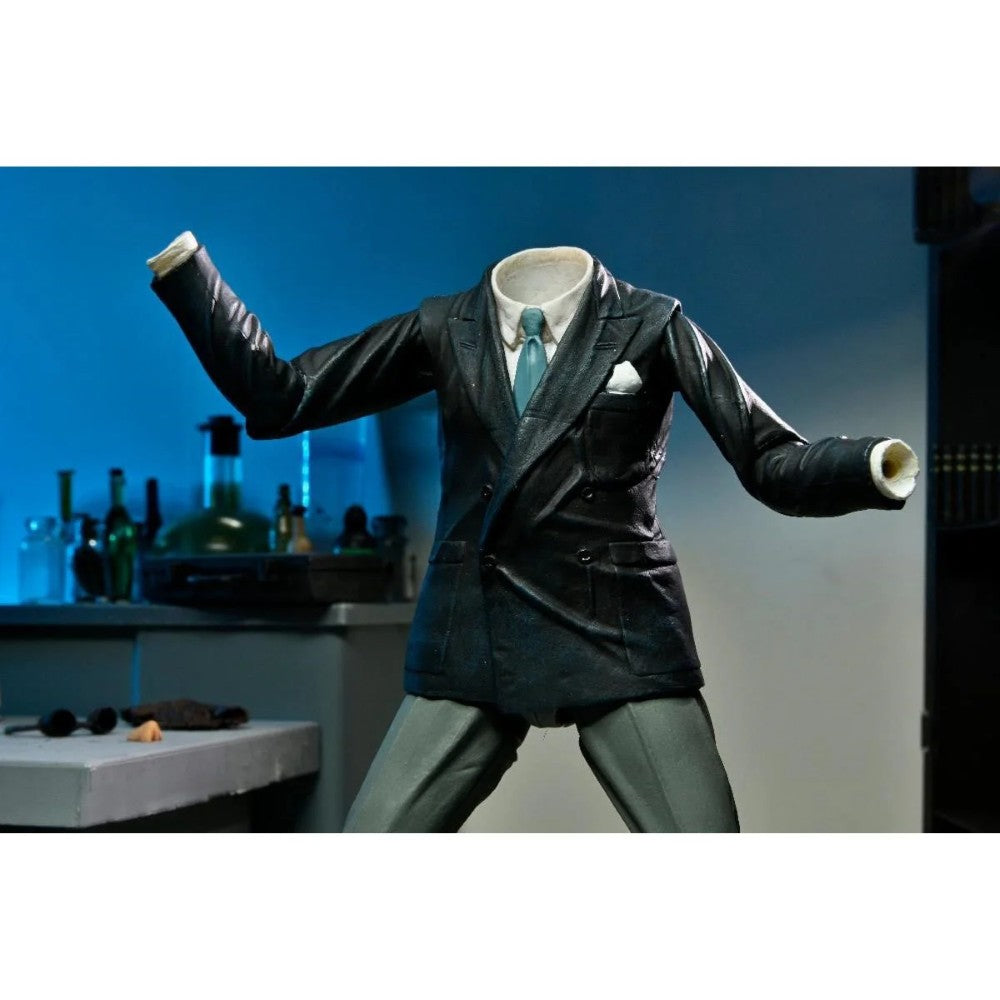 The Invisible Man Universal Monsters Ultimate Action Figure NECA 7” new in box with headless pose collectible toy