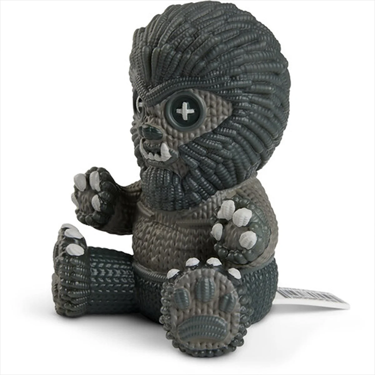 Universal Monsters The Wolf Man #247 vinyl figure with knit texture sitting pose Handmade by Robots