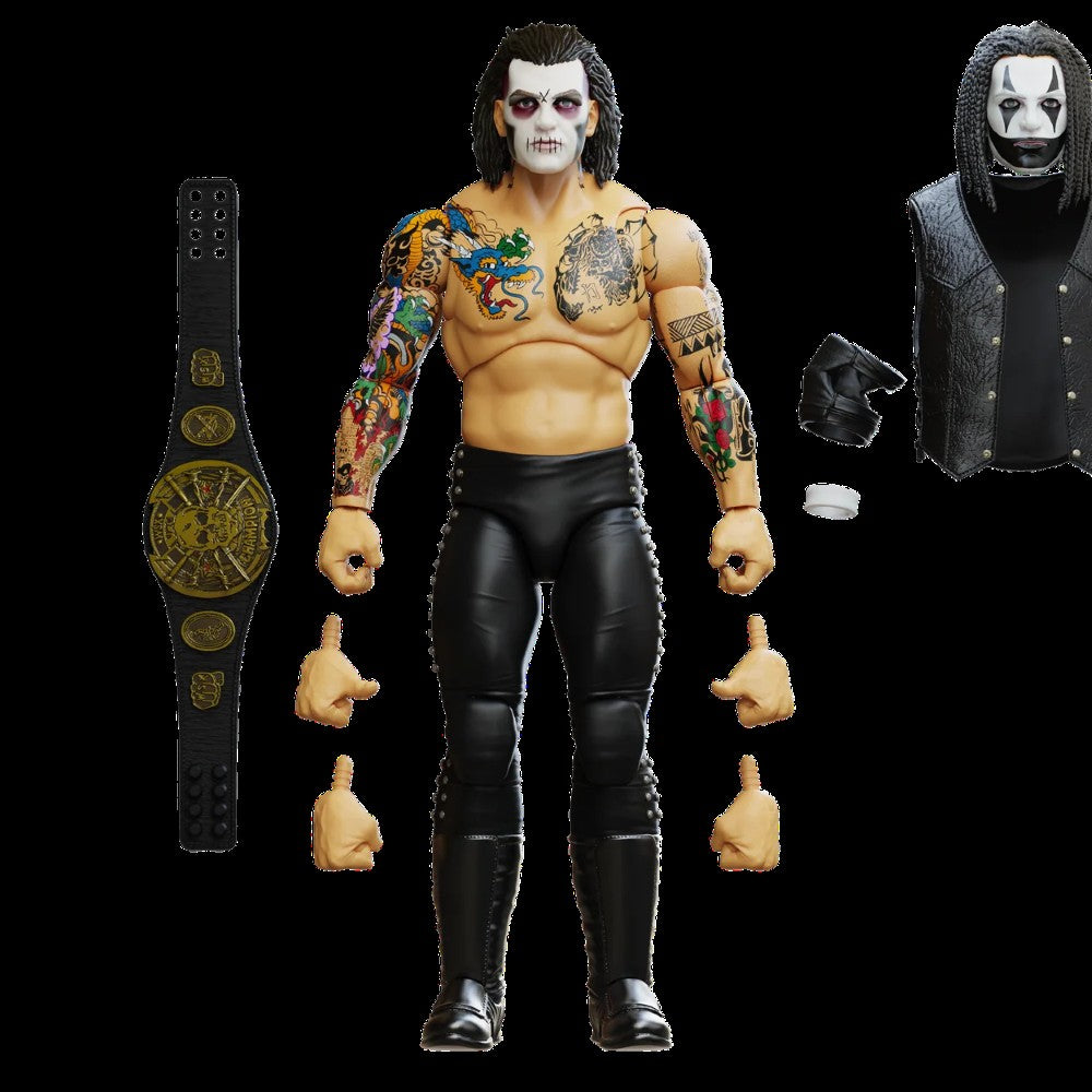 Vampiro with WSX Belt Legends of Lucha Libre Premium 1:12 Scale 6" Action Figure by Boss Fight Studio Llc new in box collectible