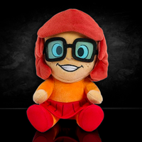 Kidrobot Scooby-Doo Velma Dinkley 8-inch Phunny plush with signature glasses and orange outfit design