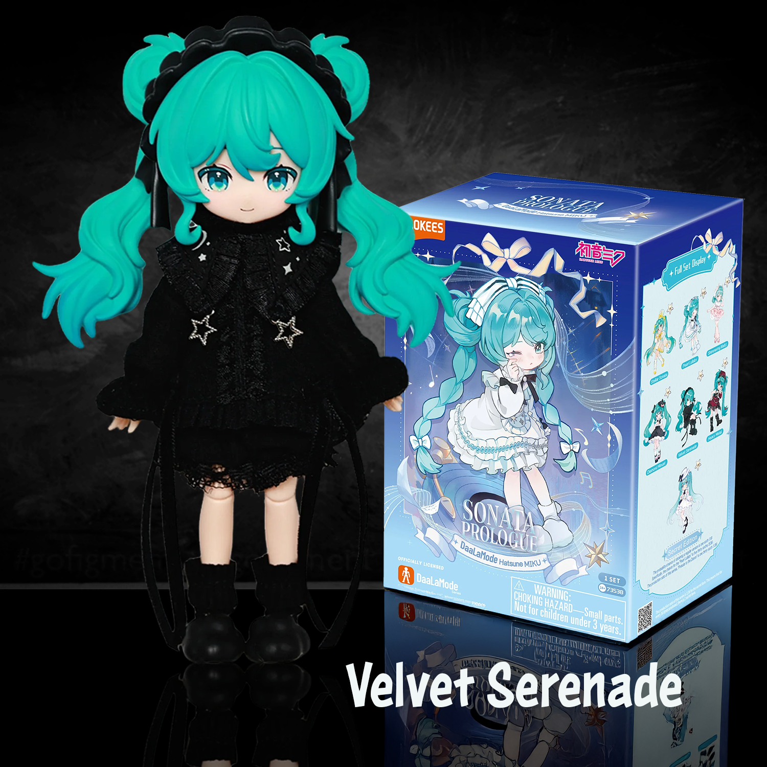 Hatsune Miku DaaLaMode Series U-PICK Sonata Prologue Blokees Model Kit by Blokees, new in box collectible figure